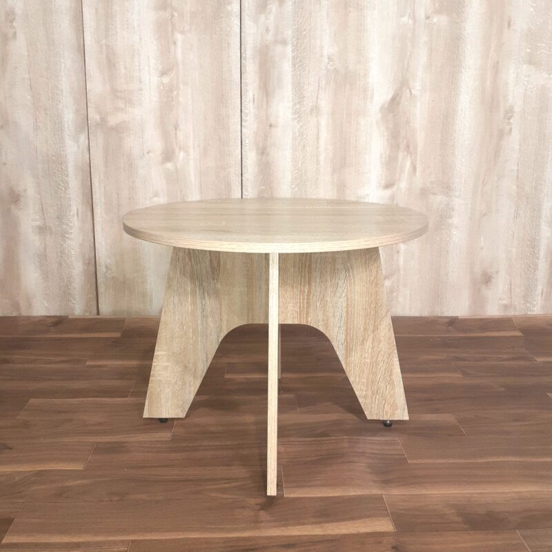 木製ラウンドテーブル